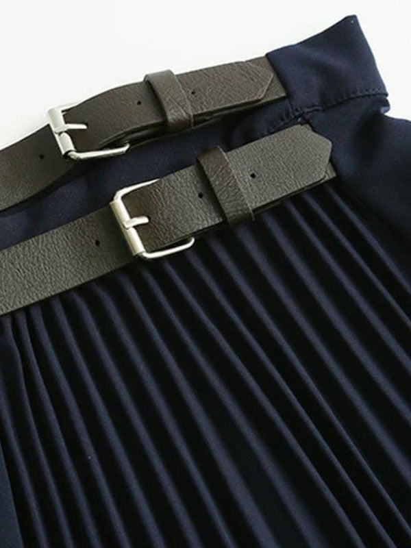 Long Skirt Cotton Polyester Bottoms