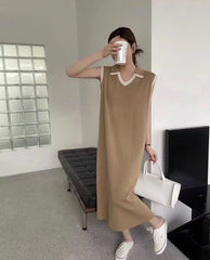 Long Vestido Vintage Beach Bodycon Prom Robe Knitted Slim Dress