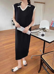 Long Vestido Vintage Beach Bodycon Prom Robe Knitted Slim Dress