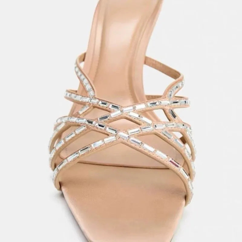 Luxury CRYSTAL Slingback Heel