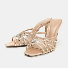 Luxury CRYSTAL Slingback Heel