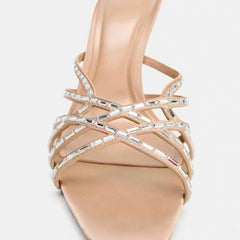 Luxury CRYSTAL Slingback Heel