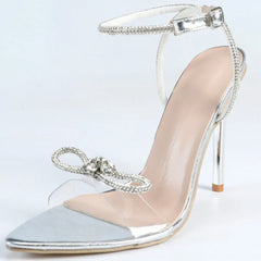 Luxury Crystal Bow Super High Heel