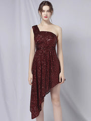 Luxury Elegant Backless Sequin Birthday Party Mini Dress