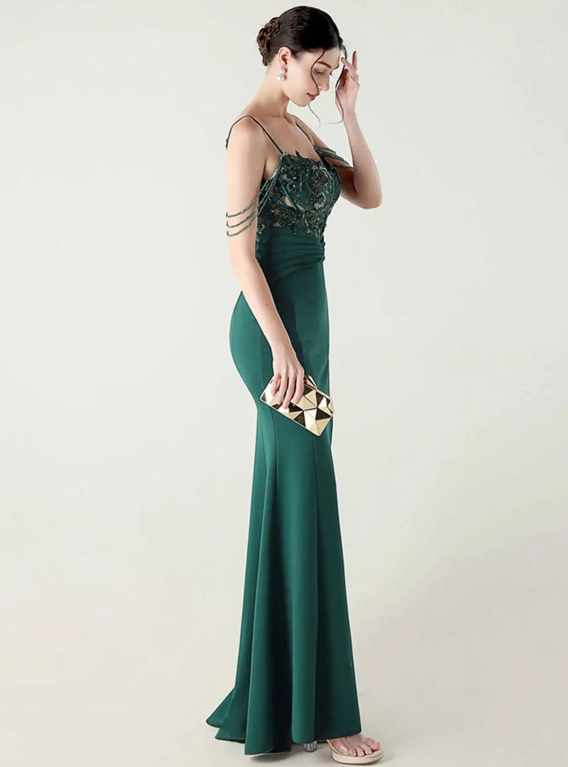 Luxury Elegant Backless Sleeveless  Erotic Vestidos Split Prom Party long Dresses