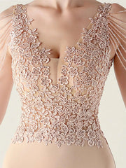 Luxury V-Neck Backless Sleeveless Rhinestone Vestidos Maxi Dress