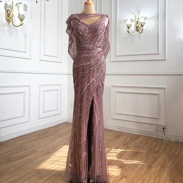 Luxury Mermaid Beading Elegant Evening Dresses