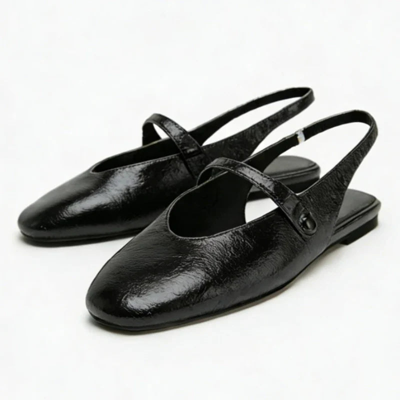 Luxury Metal Grain Design Flat Sandals Gold Silver Slingback Slippers for Girls Cute Comfortable Beach Shoe