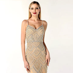Luxury Mermaid Diamond Beading Evening Dresses