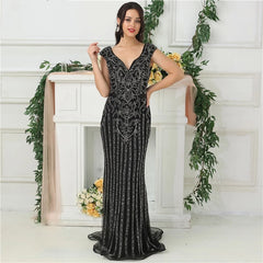 Luxury Mermaid Diamond Sequined Party Dress
