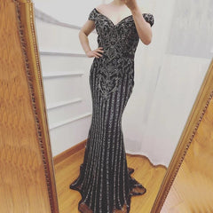 Luxury Mermaid Diamond Sequined Party Dress