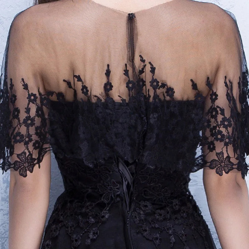 Luxury Short Sleeve O-Neck Sequin Banquet Embroidery Evening Maxi Dress