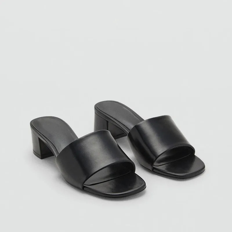 Luxury Street Style Square Heel