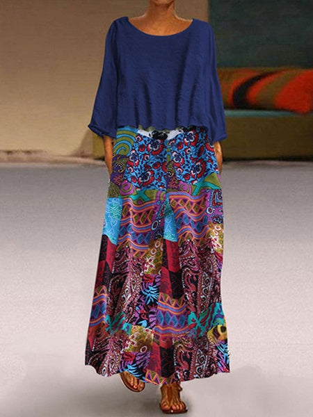 Maxi Dresses Printed Long Dress