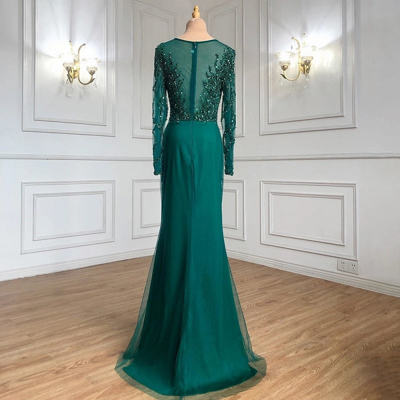 Mermaid Beading Elegant Luxury Evening Party Dresses