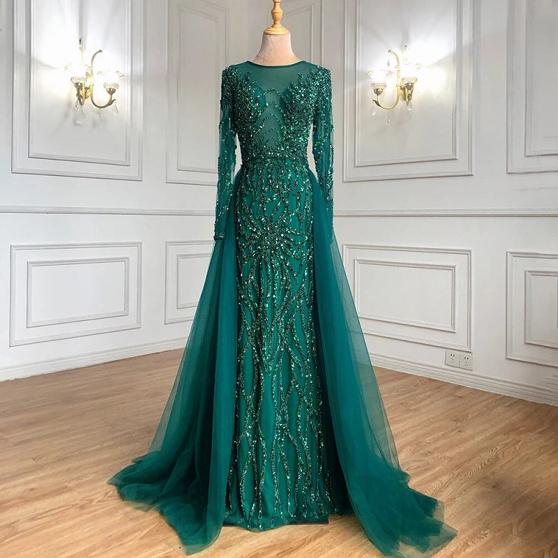 Mermaid Beading Elegant Luxury Evening Party Dresses