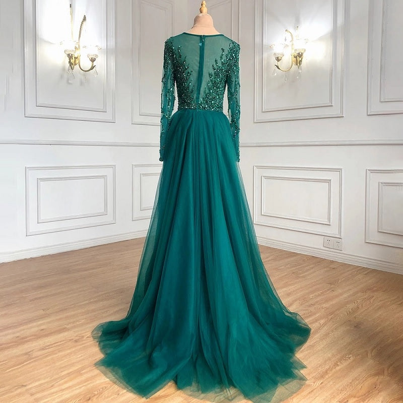 Mermaid Beading Elegant Luxury Evening Party Dresses