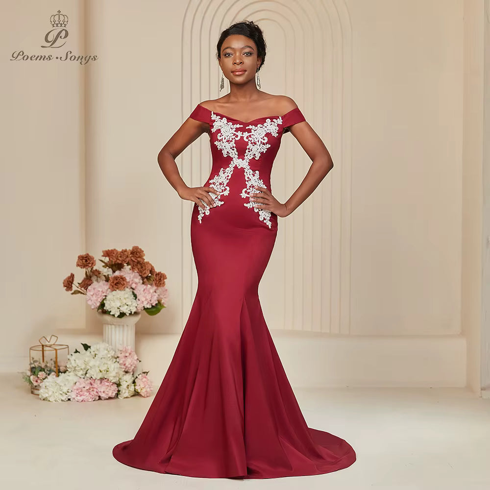 Mermaid Bodice Strappy Back Sophisticated Bespoke Evening Maxi Dresses