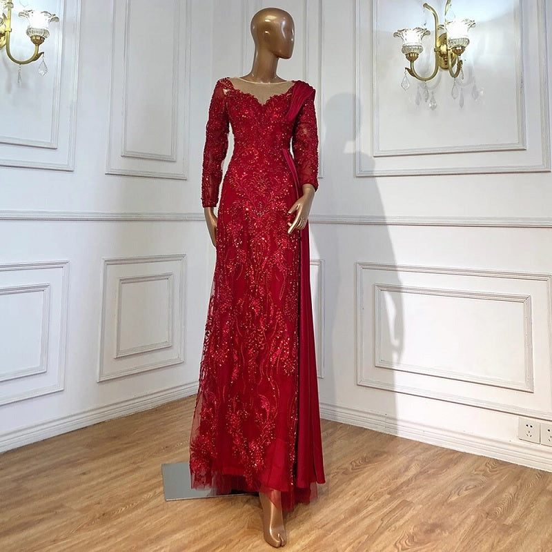 Mermaid Elegant Beaded Evening Party Dresses