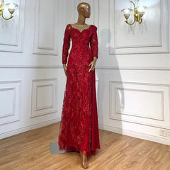 Mermaid Elegant Beaded Evening Party Dresses