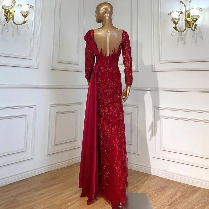 Mermaid Elegant Beaded Evening Party Dresses