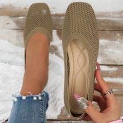 Mesh Knitting Loafers Shoes