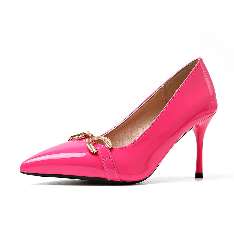 Metal Belt Buckle Shoes