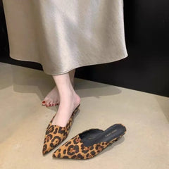 Baotou Shallow Toe Baotou Half-slipper Low Heel