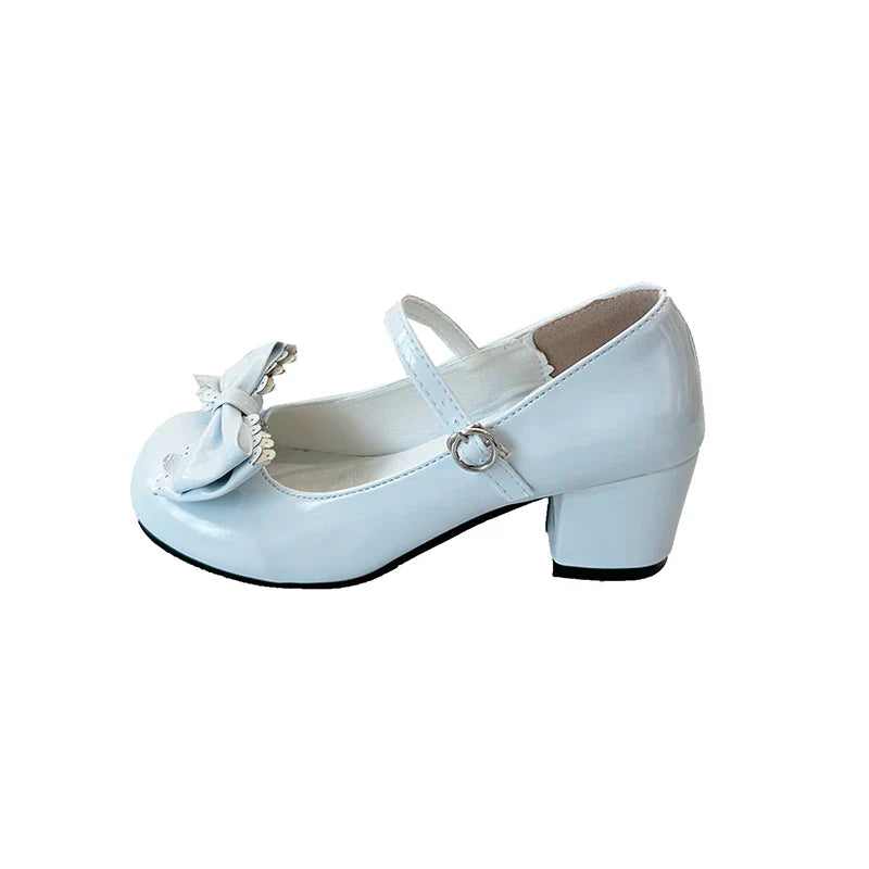 Cute Butterfly-knot Lolita Mary Jane Shoes