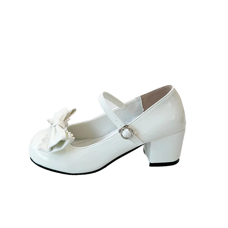 Cute Butterfly-knot Lolita Mary Jane Shoes