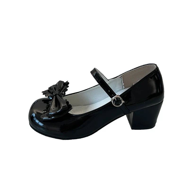 Cute Butterfly-knot Lolita Mary Jane Shoes