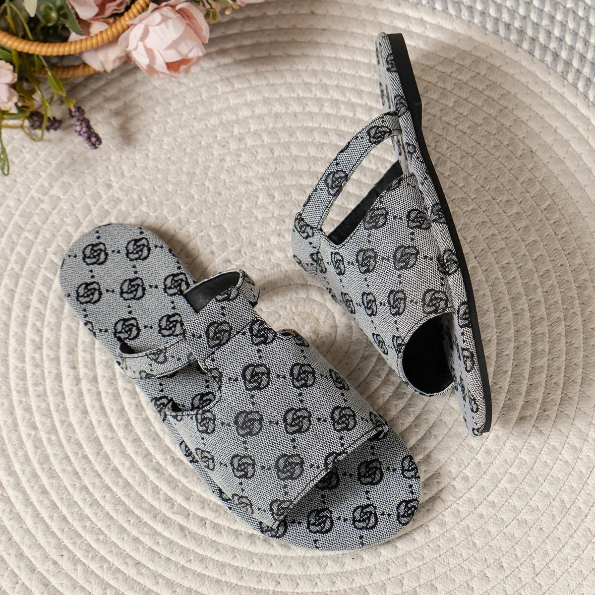 Denim Slippers for Shoes