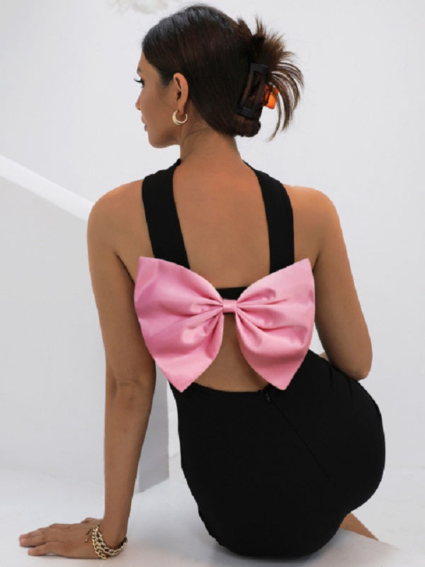 Bow Celebrity Club Party Dress