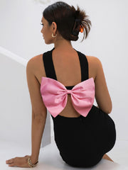 Bow Celebrity Club Party Dress