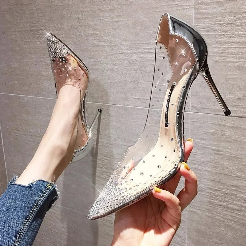 Luxury Fairy Style Transparent High Heel