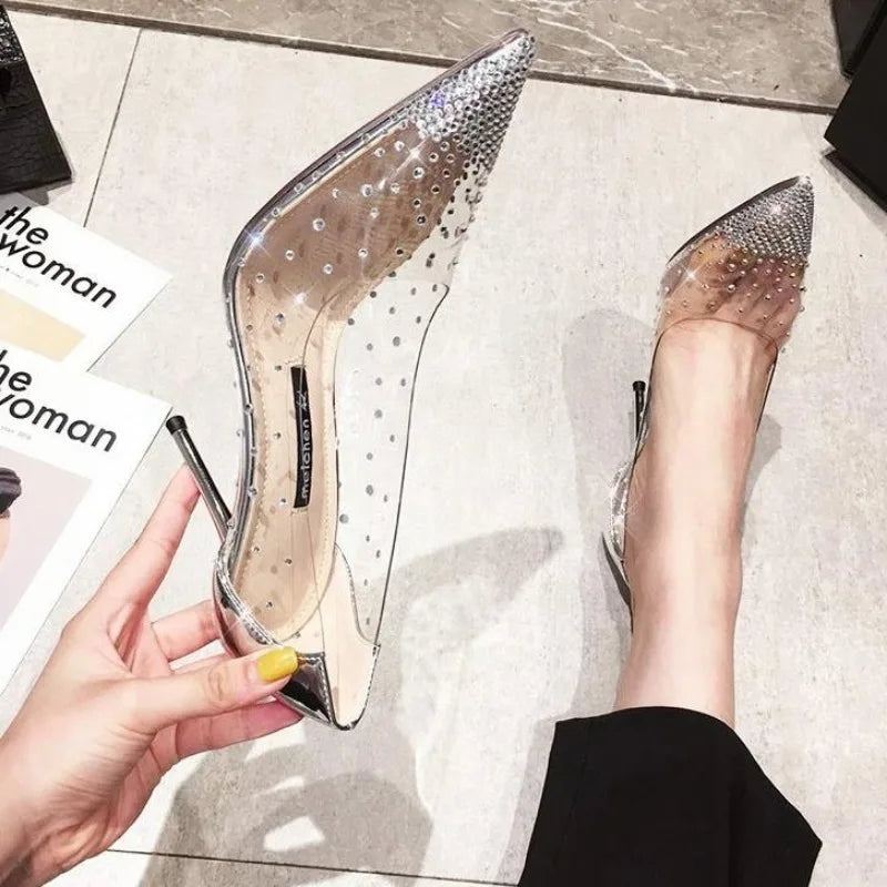 Luxury Fairy Style Transparent High Heel