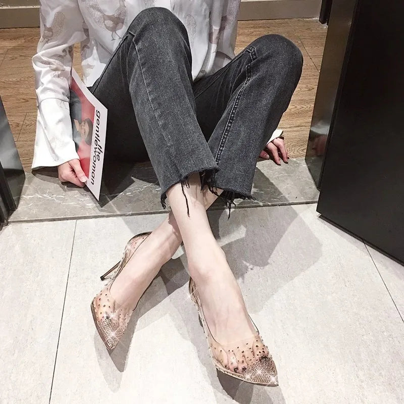 Luxury Fairy Style Transparent High Heel