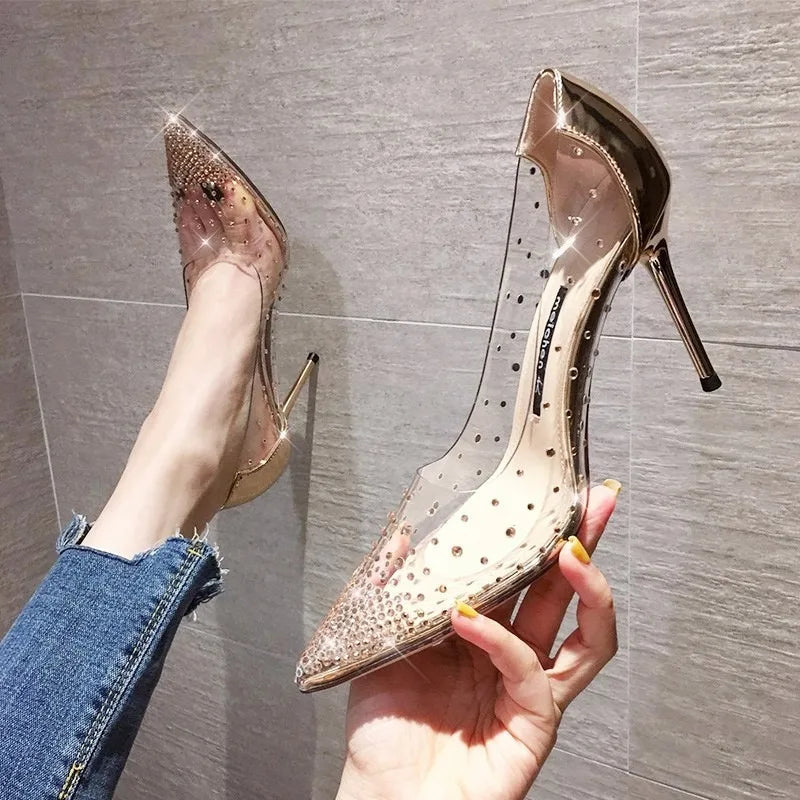 Luxury Fairy Style Transparent High Heel