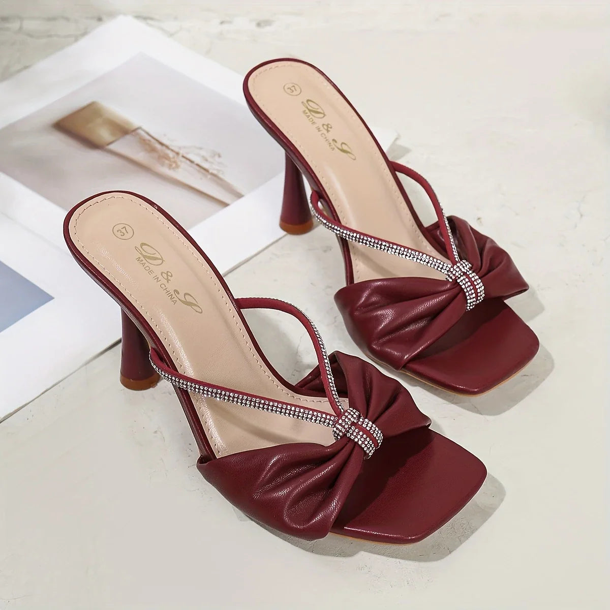 Sandals Temperament Bow Knot High Heel