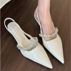 Luxury Water Diamond Slim Heel