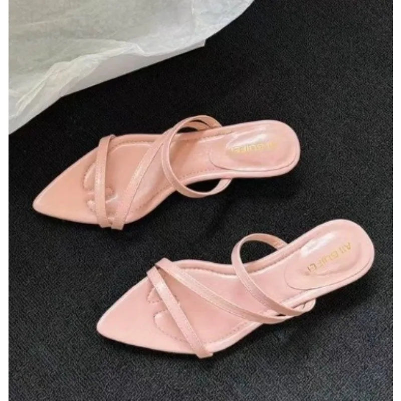 Shoes for Plus Size Outside Flat Slippers Flip Flops Casual Candy Color Sandals Zapatos De Mujer