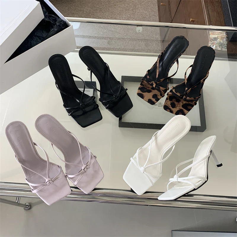 Clip Toe Slippers Dress Slide Shoes