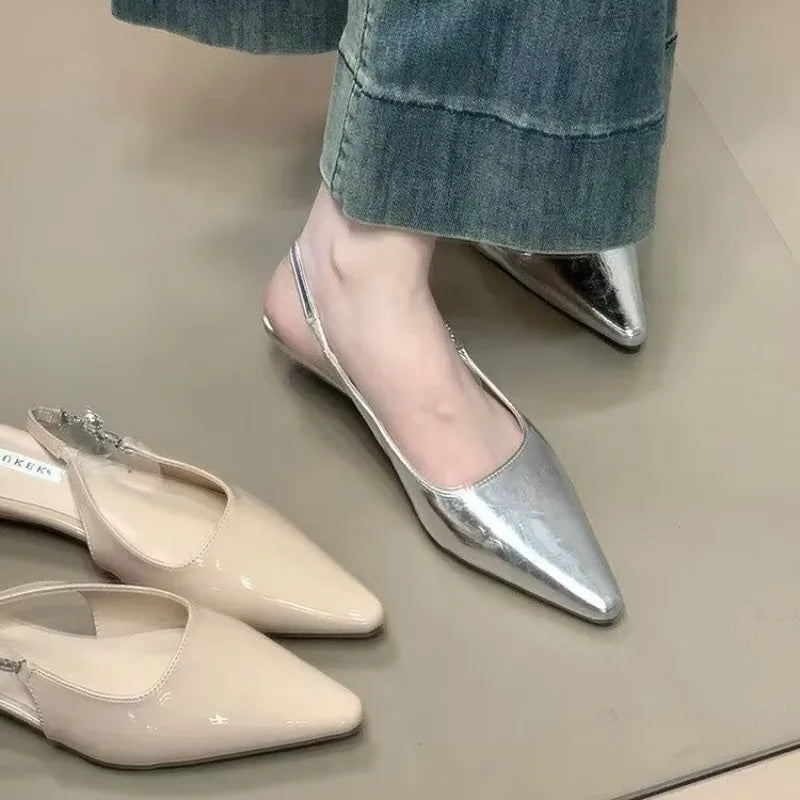 Heels Sandals Pointed Toe Elegant Shoes