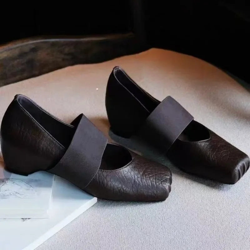 Retro Thick Heel