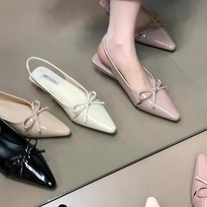 Sandals with Anti Slip Slim Heel