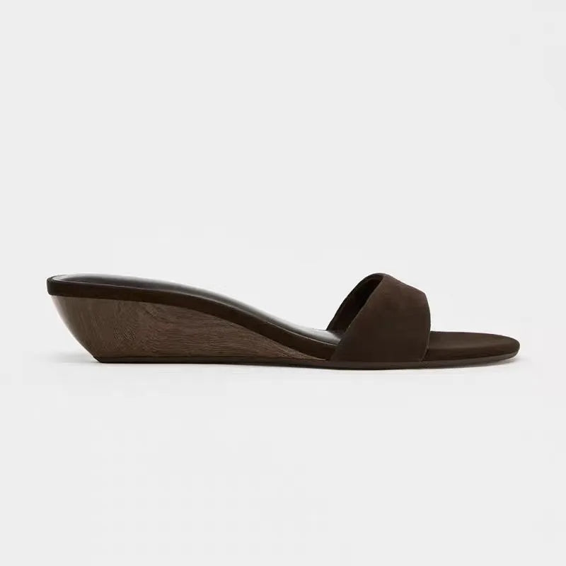 Brown Wedge Sandal Shoes