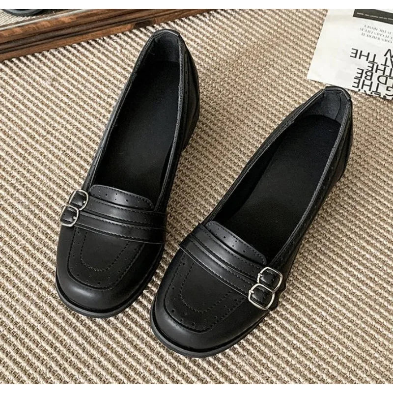 Vintage Thick Low Heel