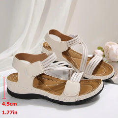 Wedge Sandals Casual Platform Walking Sandalias Mujer Comfortable Non Slip Beach Shoes
