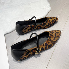 Flats Leopard Print Comfortable Soft Flat Loafers Shoes