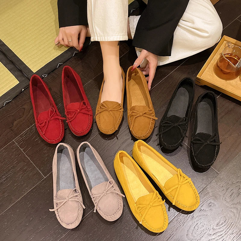 Loafers Slip on Ladies Flats Shoes
